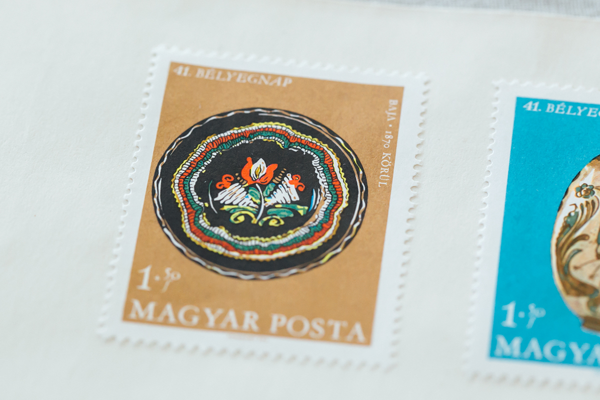 紙博のハンガリーの切手