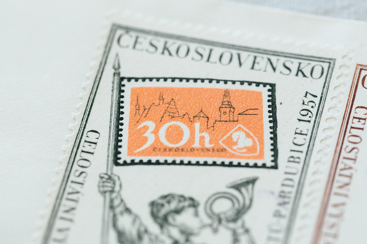 紙博のチェコの切手